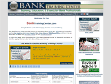 Tablet Screenshot of banktrainingcenter.com